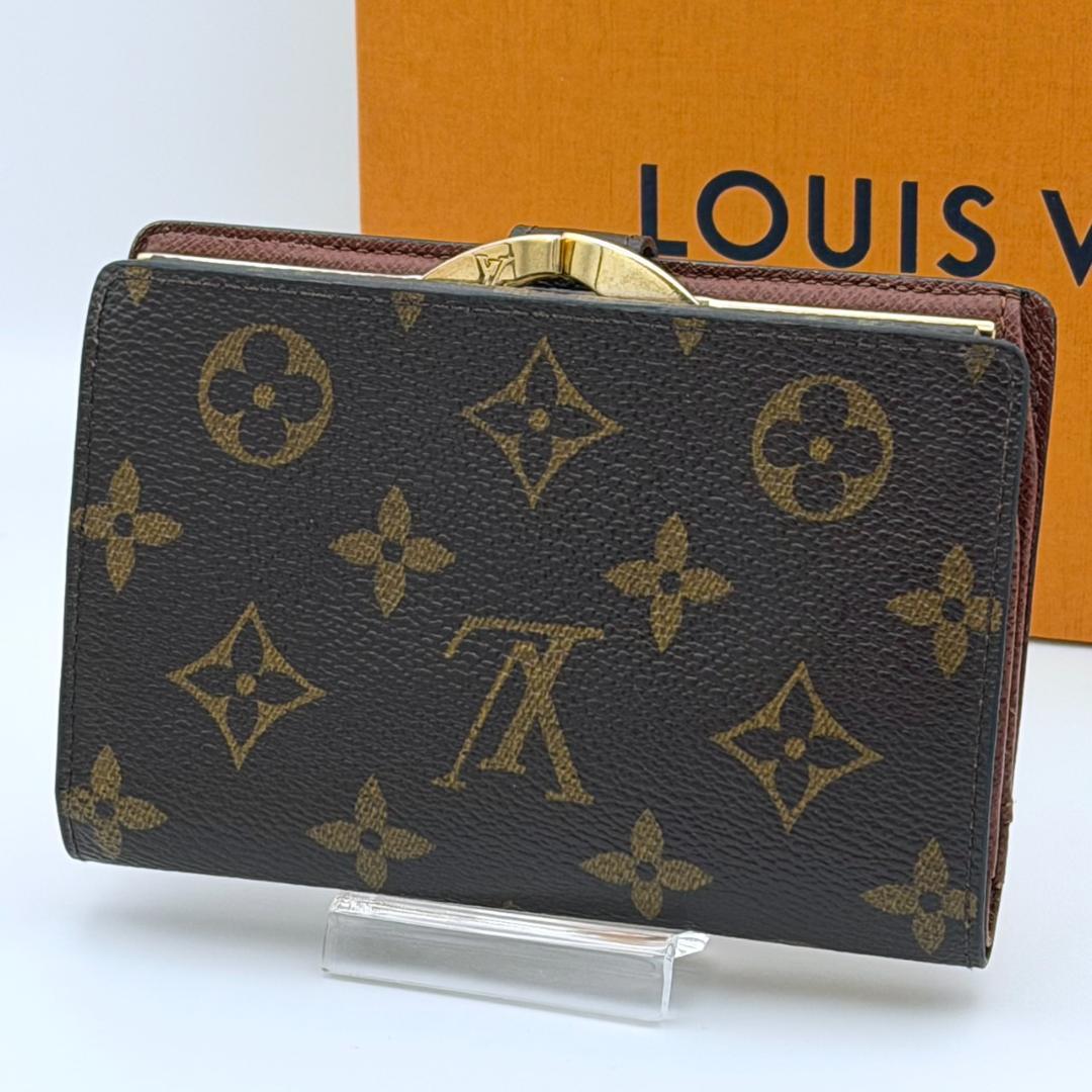 ルイヴィトン モノグラム ポルトフォイユ ヴィエノワ 二つ折り財布 がま口 新型