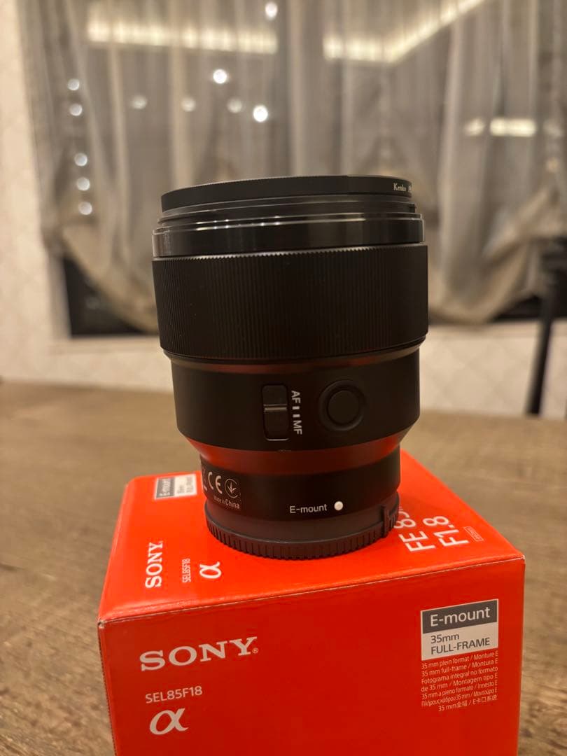 SONY FE 85mm F1.8 SEL85F18 プロテクター付き