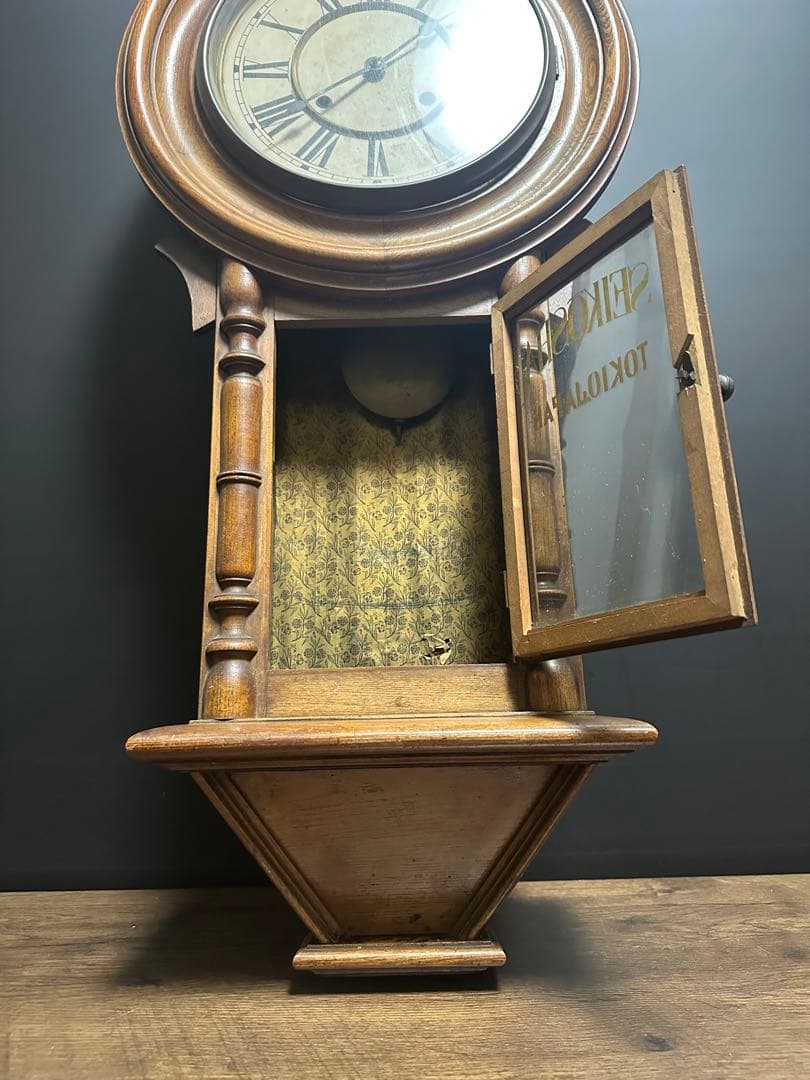 精工舎　アンティーク　ボンボン　振り子時計　85cm