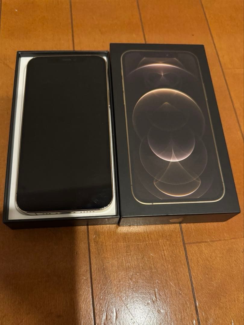 Apple iPhone 12 Pro ゴールド 128GB 箱　純正ケーブル