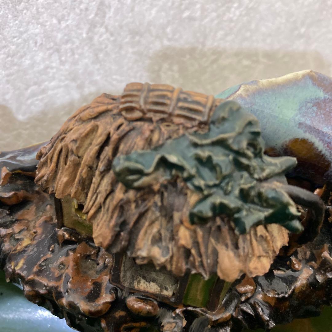 隅田焼　大鉢　石黒香ニ　井上良斎