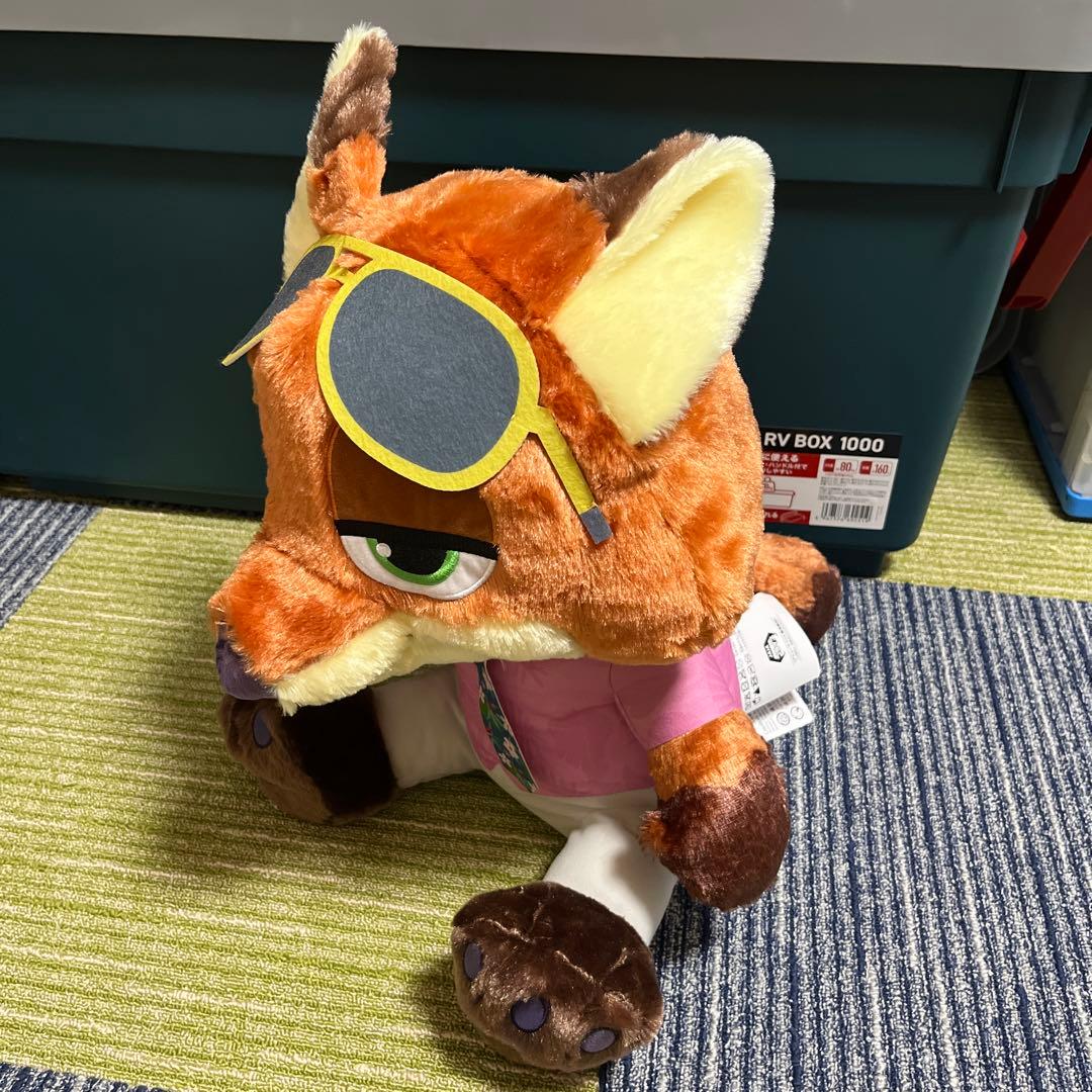 ズートピア2 ニック・ワイルド スーパーラージぬいぐるみ