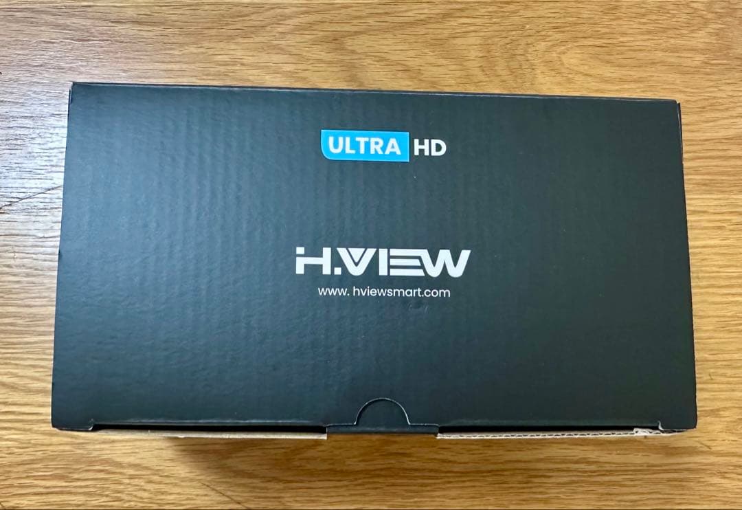 H.View 防犯カメラ 4K 800万画素 24/7フルカラー