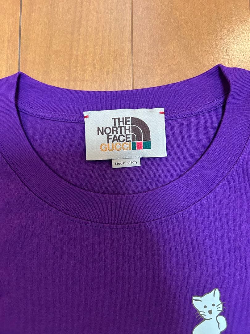 THE NORTH FACE x GUCCI パープル Tシャツ