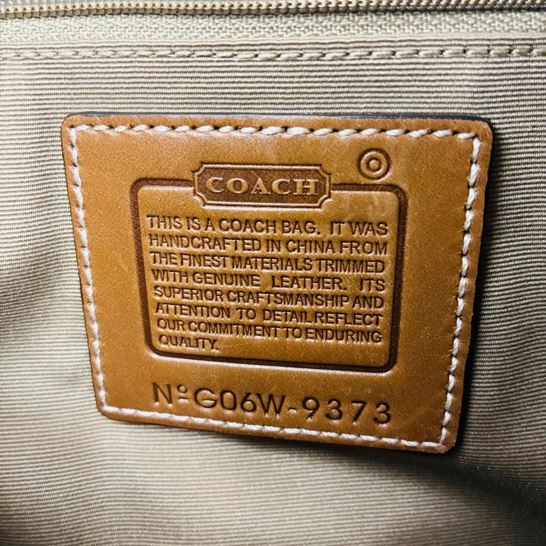 コーチ ソーホー ハンドバッグ ショルダーバッグ スウェード レザー ベージュ