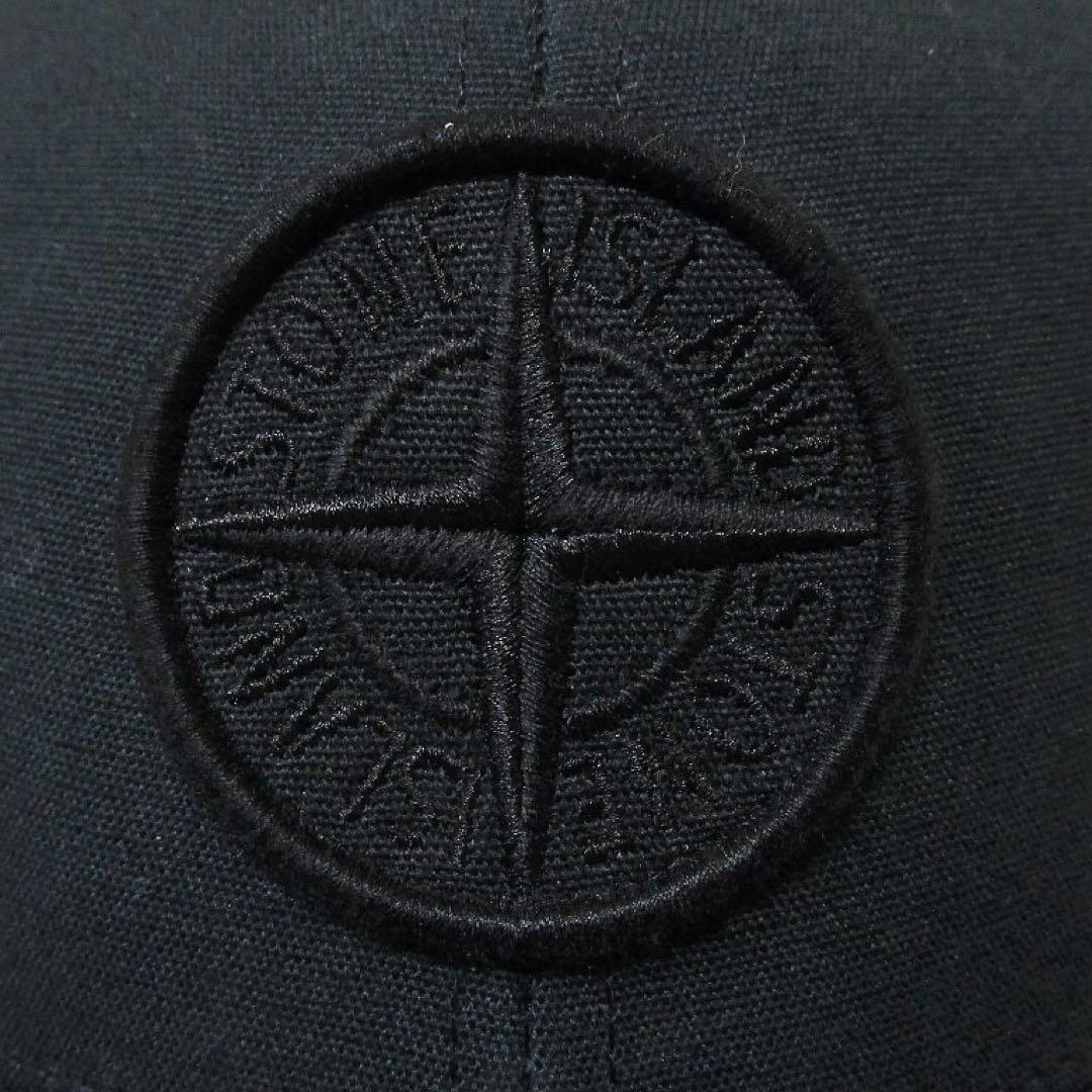 STONE  ストーンアイランド 6パネル キャップ ブラック