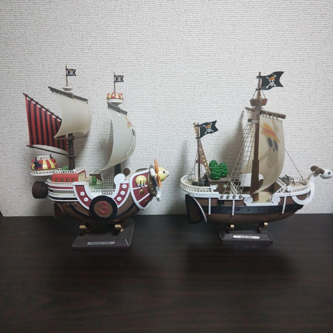 ワンピース ゴーイングメリー号＆サウザンドサニー号プラモデルセット