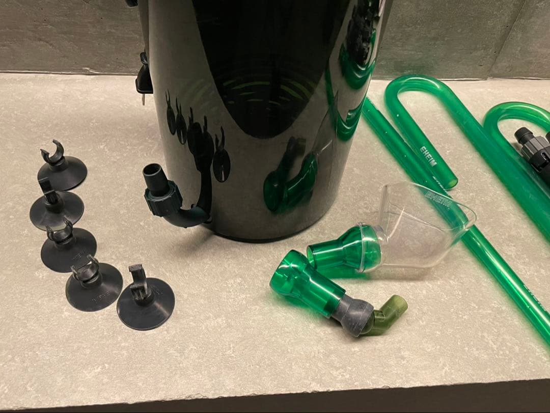 半年使用！EHEIM エーハイム 500 ダブルタップ2本付き！ 60Hz