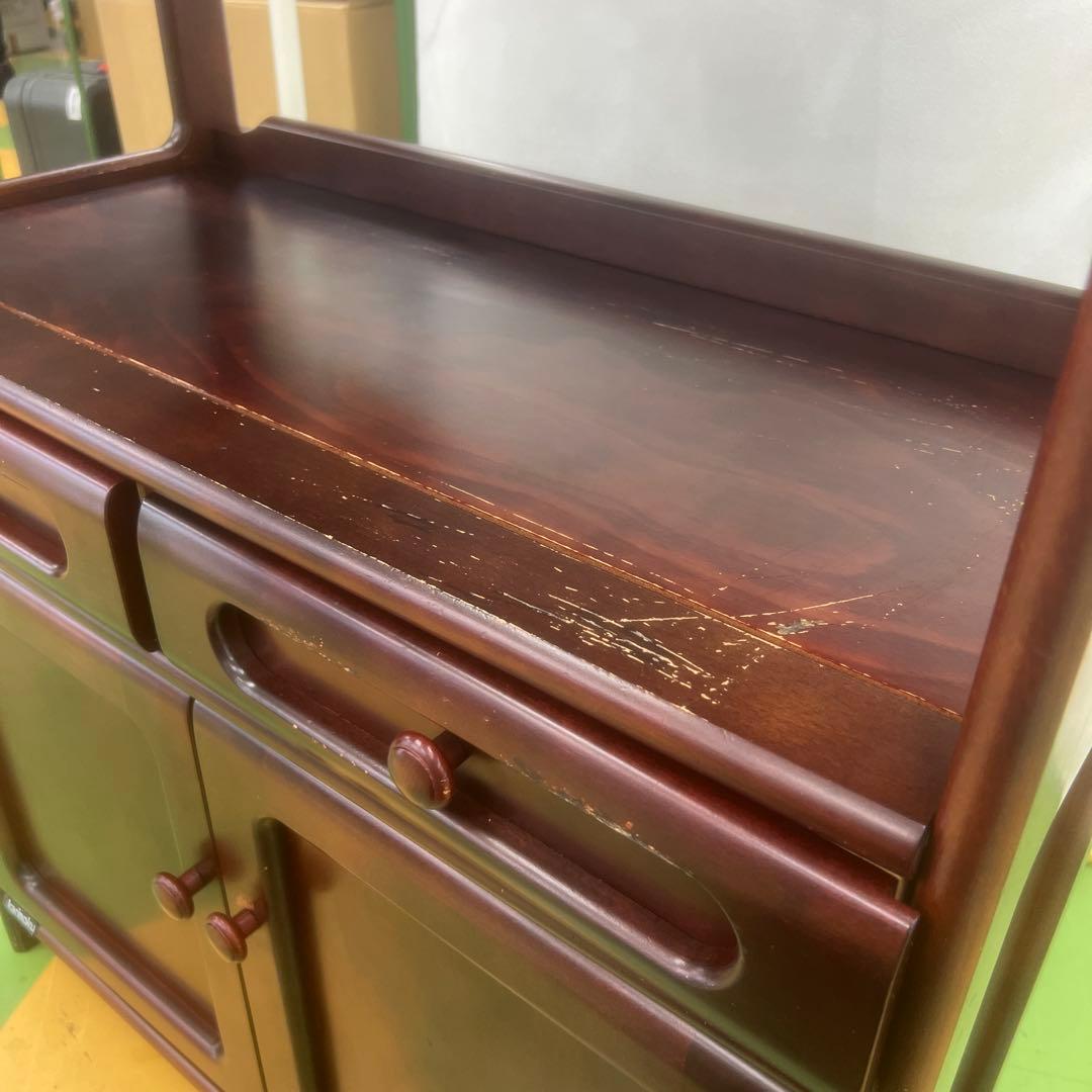 最終値下げ‼️カリモク オールドカリモク 電話台 ダークブラウン