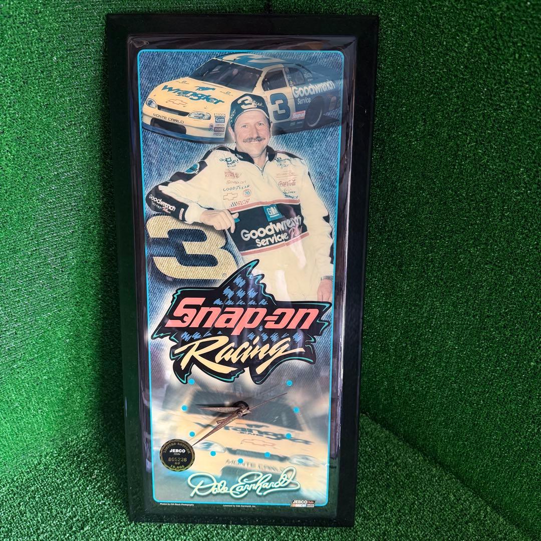 ＆】激レア デイル・アーンハート スナップオン 掛時計 SNAP-ONナスカー