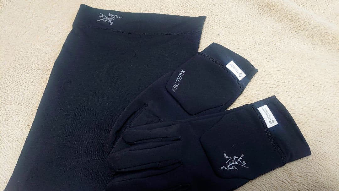 ARC'TERYX アークテリクス ネックウォーマー グローブ ２点