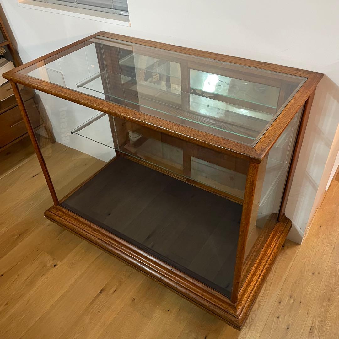 ￼アンティーク家具　ガラスショーケース