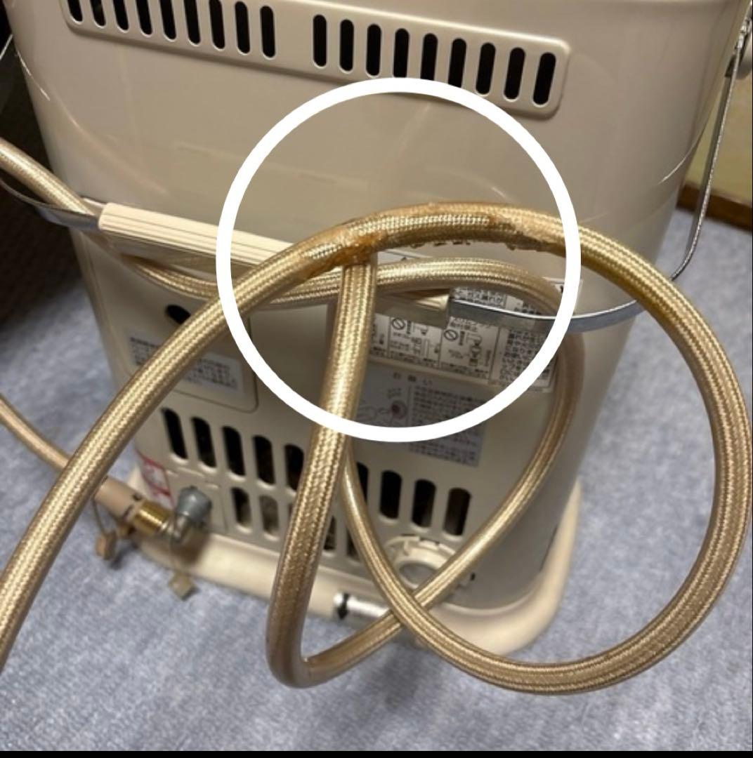 リンナイ都市ガス用ストーブ　ホワイト