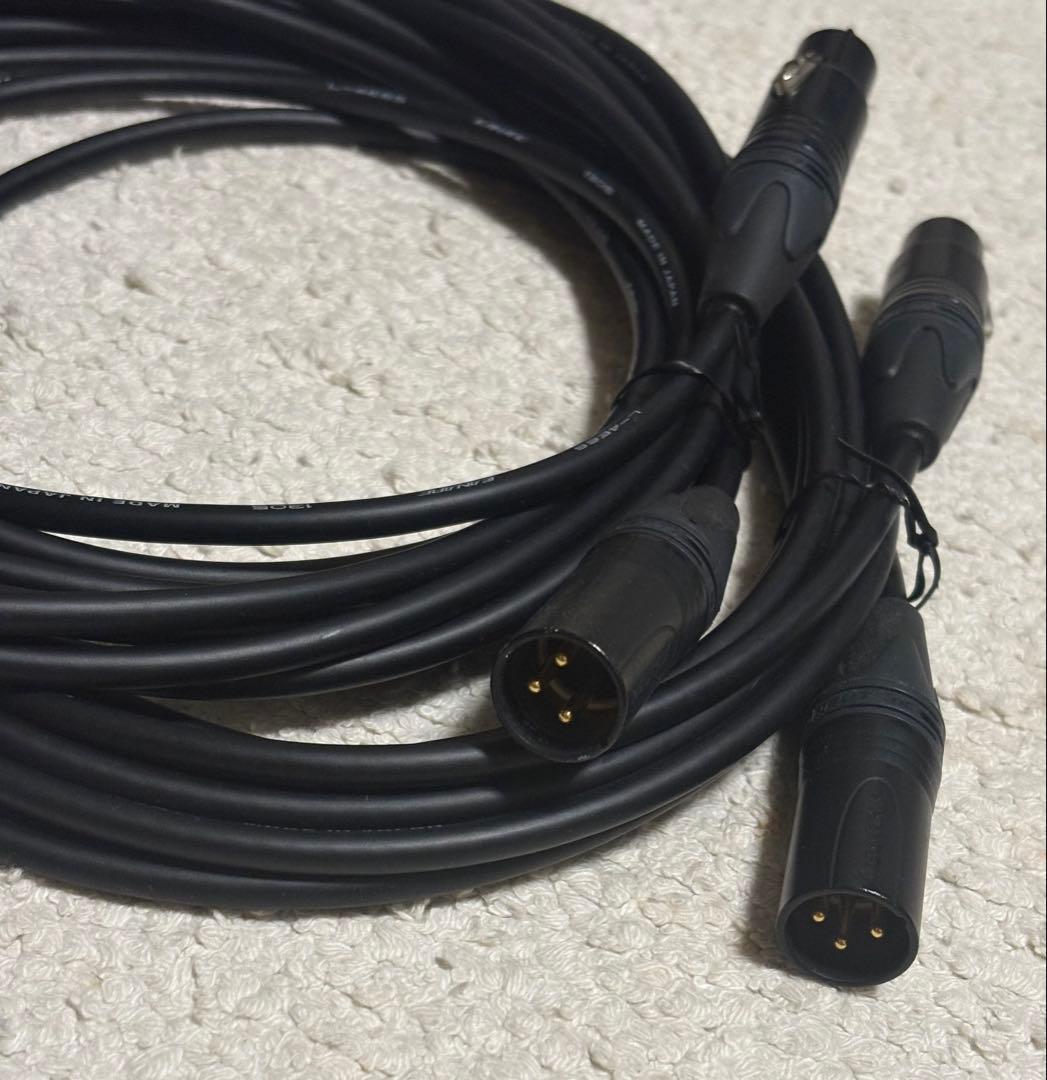 CANARE L-4E6S 定番マイクケーブル (5.0m, 黒) まとめ売り