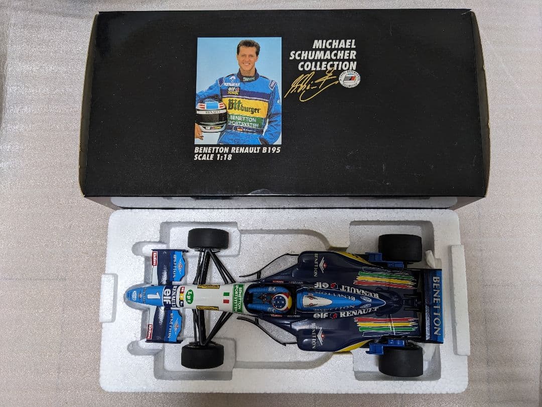 ミニカー MINICHAMPS BENETTON RENAULT B195 1/18