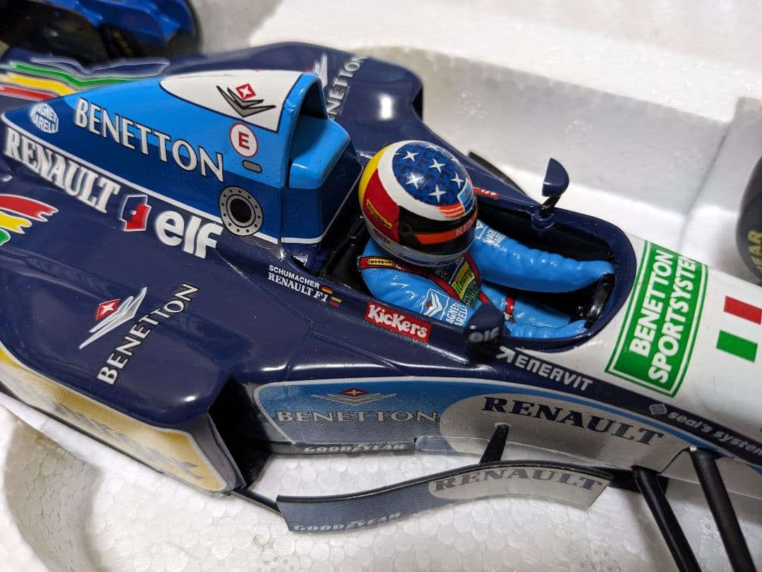 ミニカー MINICHAMPS BENETTON RENAULT B195 1/18
