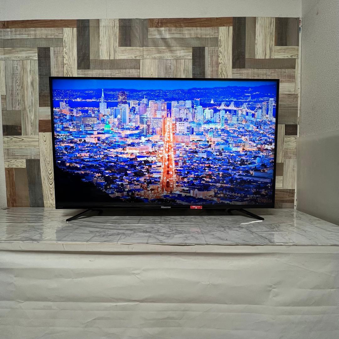 即日受渡❣️全国送料込ハイセンス50型液晶テレビ Wチューナー新品リモコン付