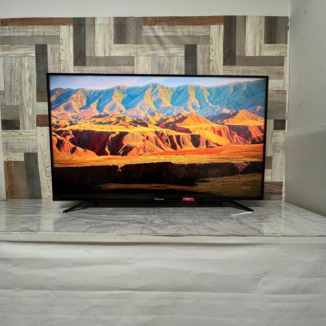 即日受渡❣️全国送料込ハイセンス50型液晶テレビ Wチューナー新品リモコン付