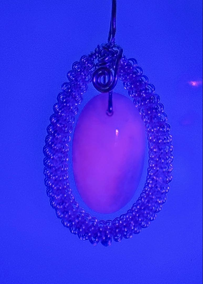 ワイヤーハックマナイトペンダントブラックスピネルネックレスNO25-1816