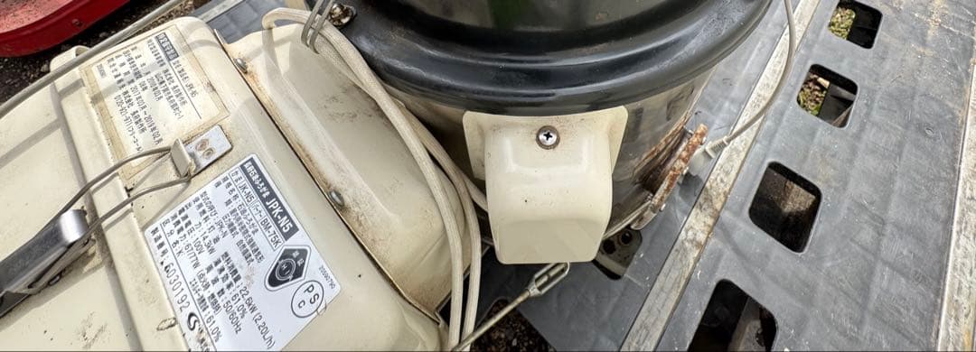 とし様購入品長府灯油バーナー、風呂ボイラー