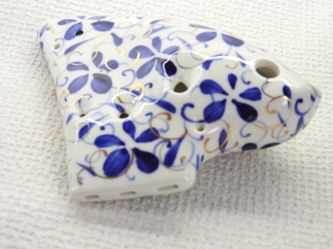 TNG トリプルオカリナ 青花瓷 中音C（AC）最高級手書き絵付け