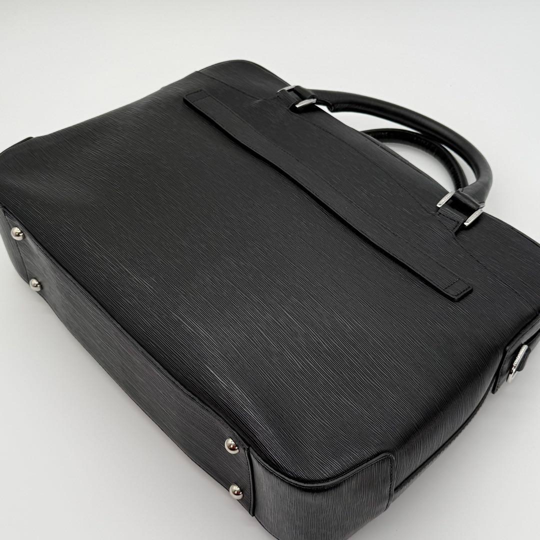 ペッレモルビダ キャピターノ ビジネスバッグ ブラック 黒 レザー ハンドバッグ
