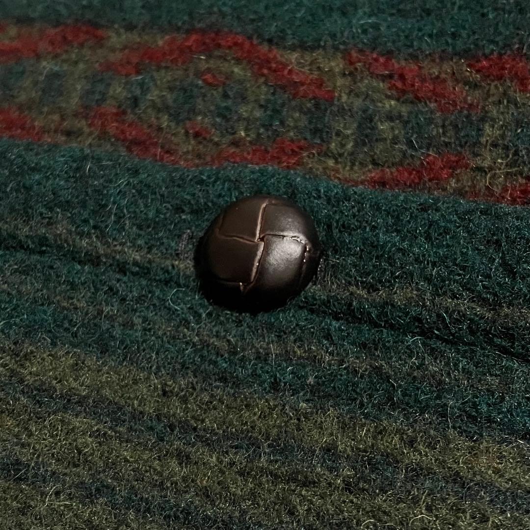 90's Woolrich ウールリッチ ネイティブボーダー ウールジャケット