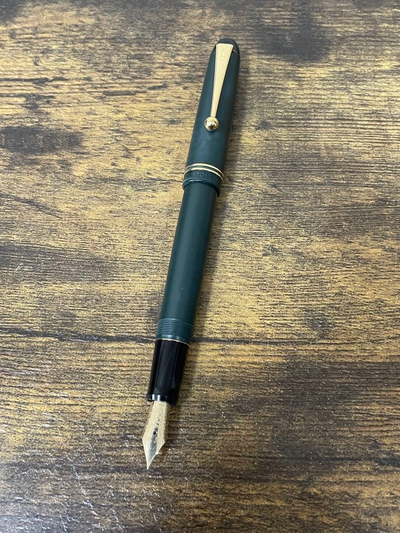 試筆のみ　最初期型 1987年製　バランサー付　マットグリーン　67 万年筆