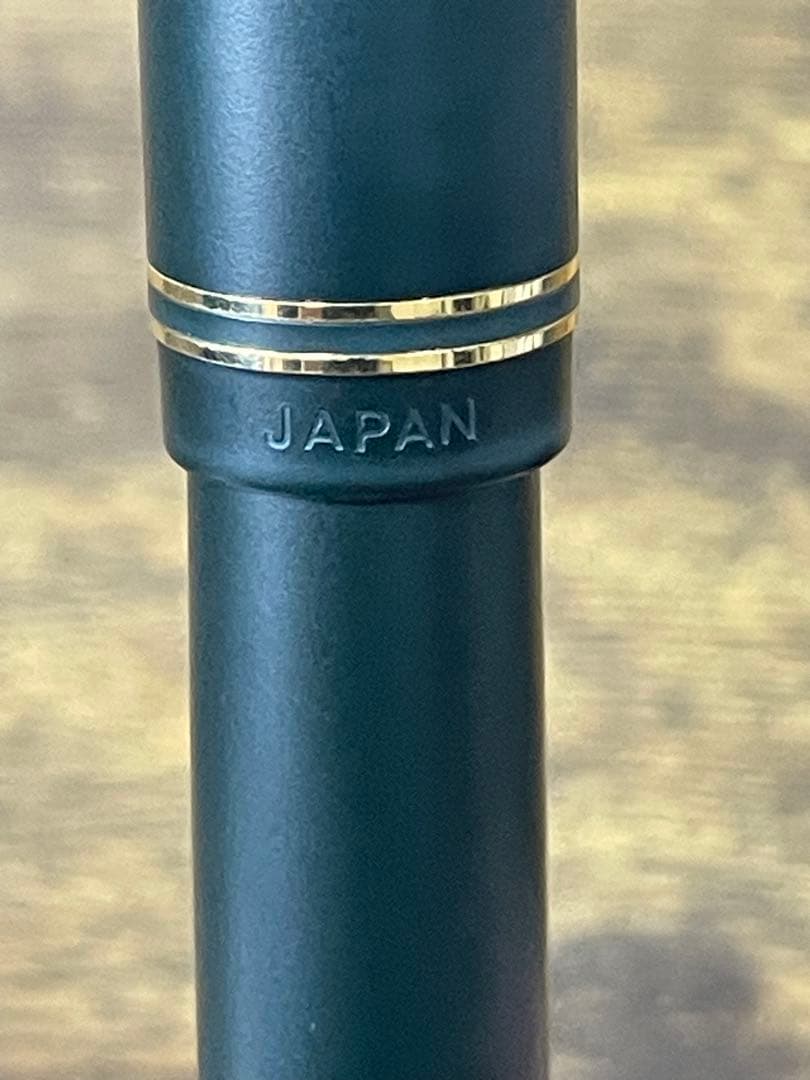 試筆のみ　最初期型 1987年製　バランサー付　マットグリーン　67 万年筆