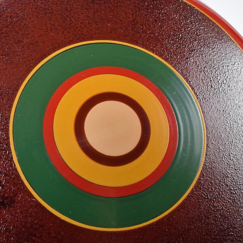 茶道具　五代　川端近左作　独楽塗香合　共箱　V　R8841