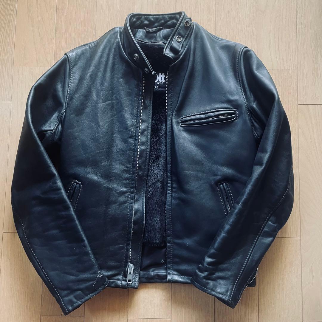 【定番】 Schott ショット レザージャケット36 ライダースジャケット