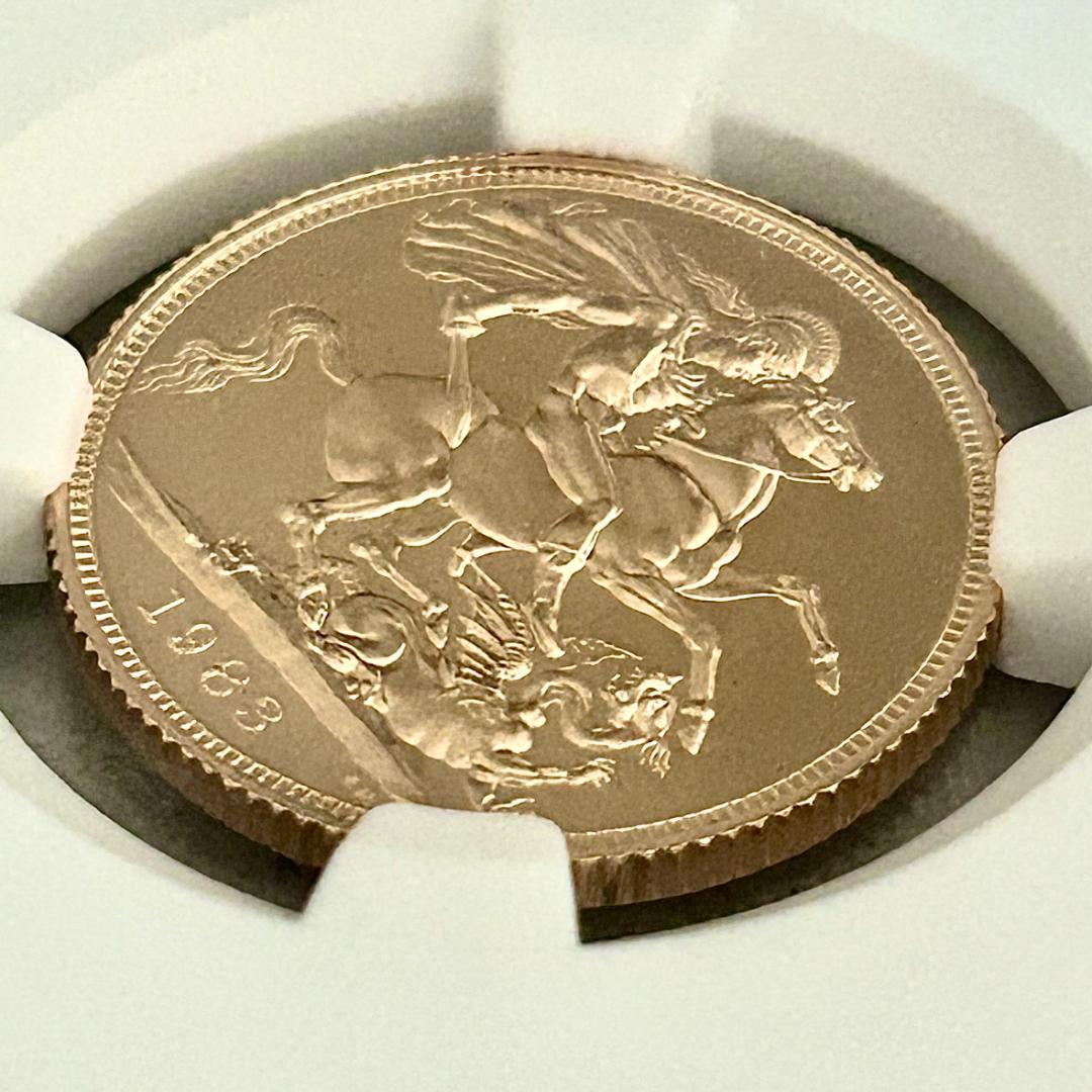 ★★★yokopea★★★　1983年イギリス1ソブリン金貨★PF69UC