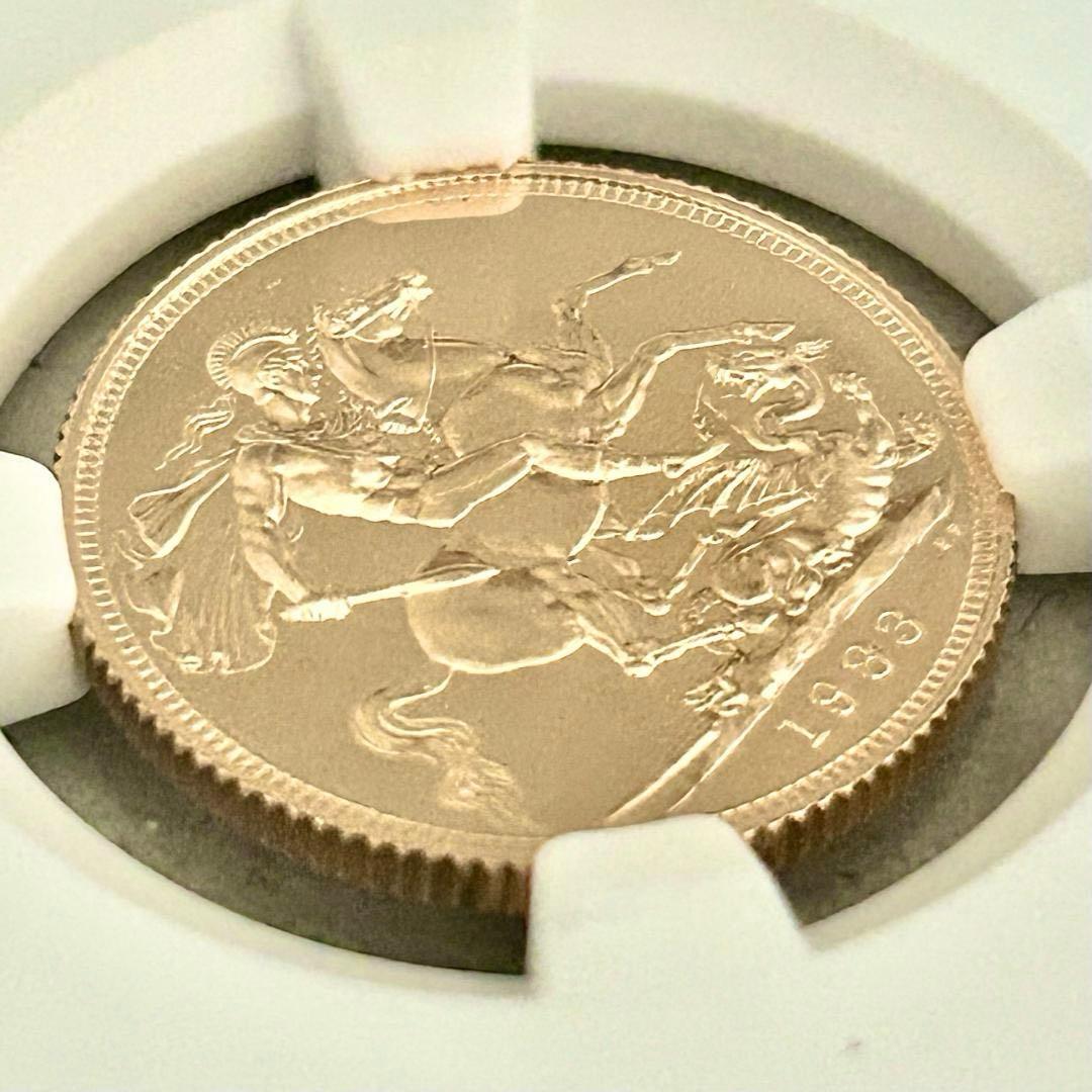 ★★★yokopea★★★　1983年イギリス1ソブリン金貨★PF69UC