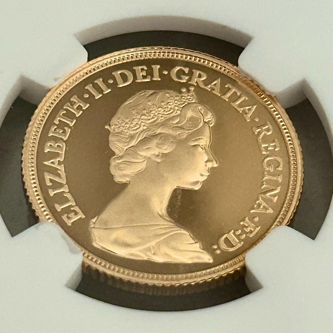 ★★★yokopea★★★　1983年イギリス1ソブリン金貨★PF69UC