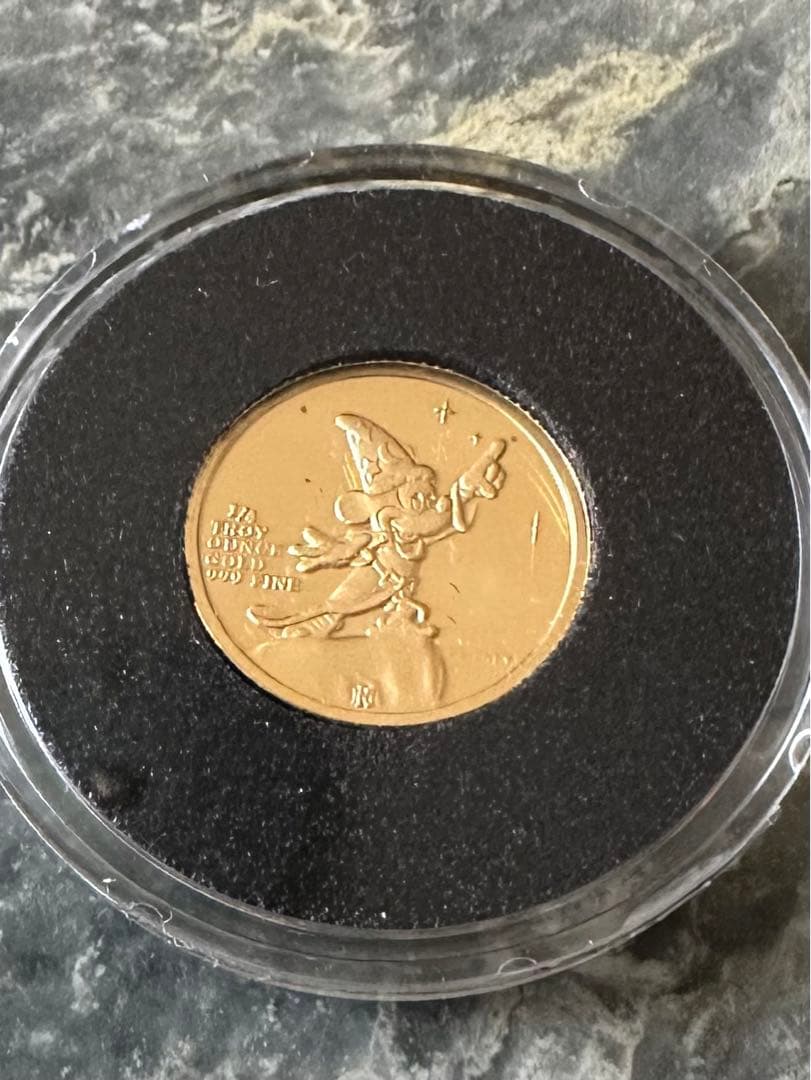 アンティークディズニー 金貨 1/4 TROY oz 24金 .999