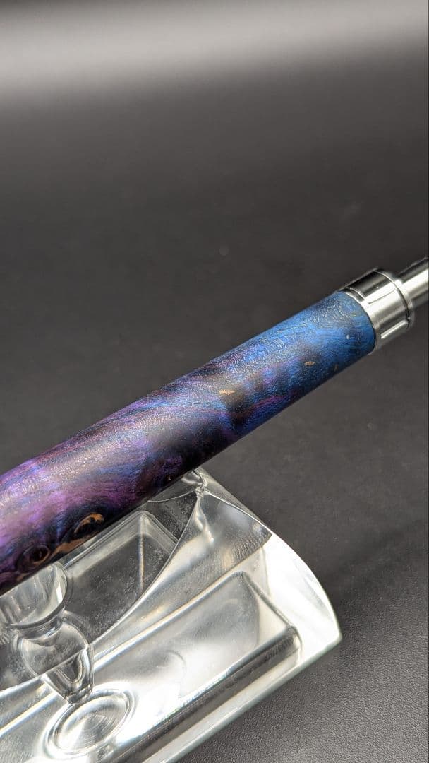 354ペン工房翌檜　スタビライズドウッドバーチバール　木軸シャーペン　ボールペン