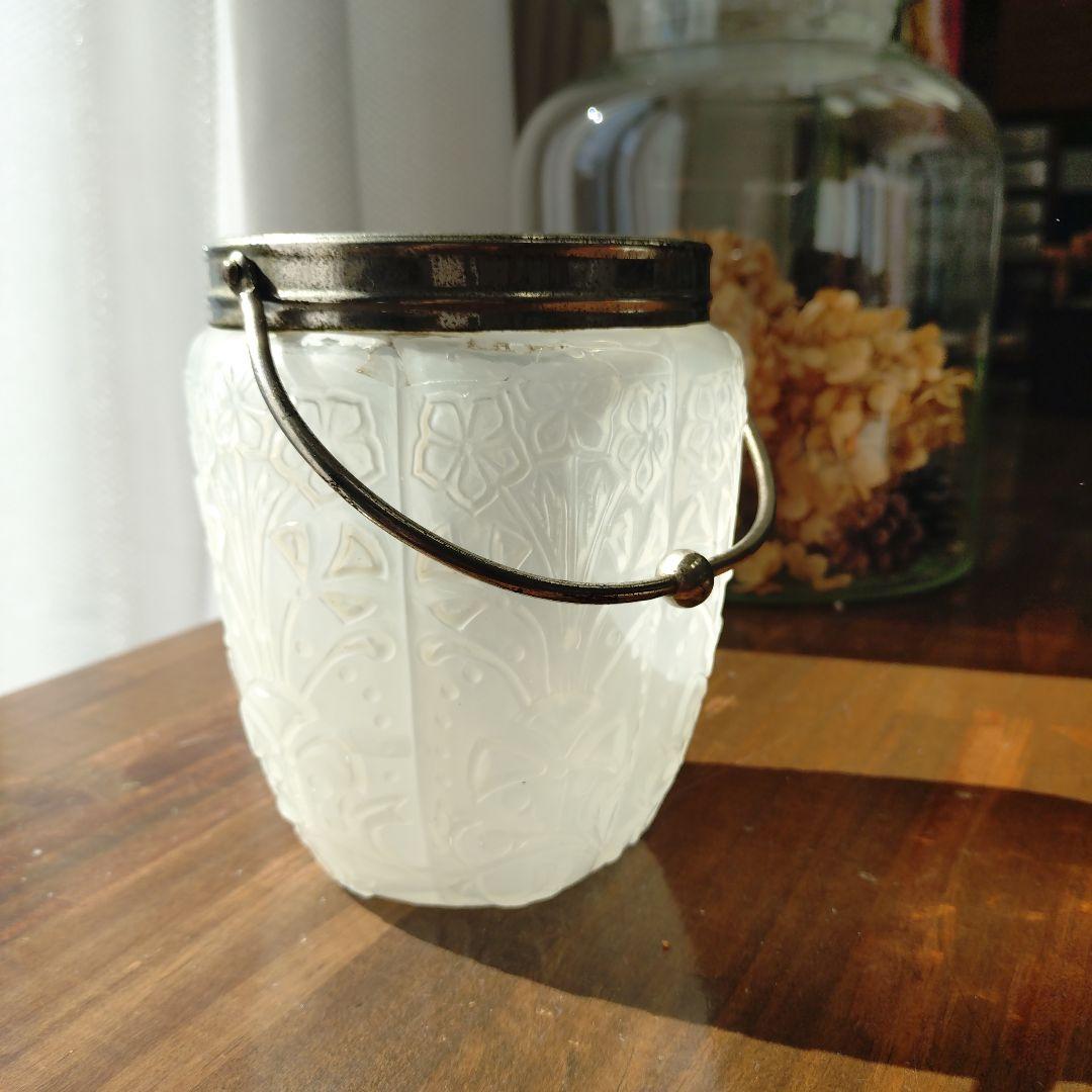 レトロ 練りガラス アイスペール 飴屋瓶 戦前 菓子瓶 アンティーク