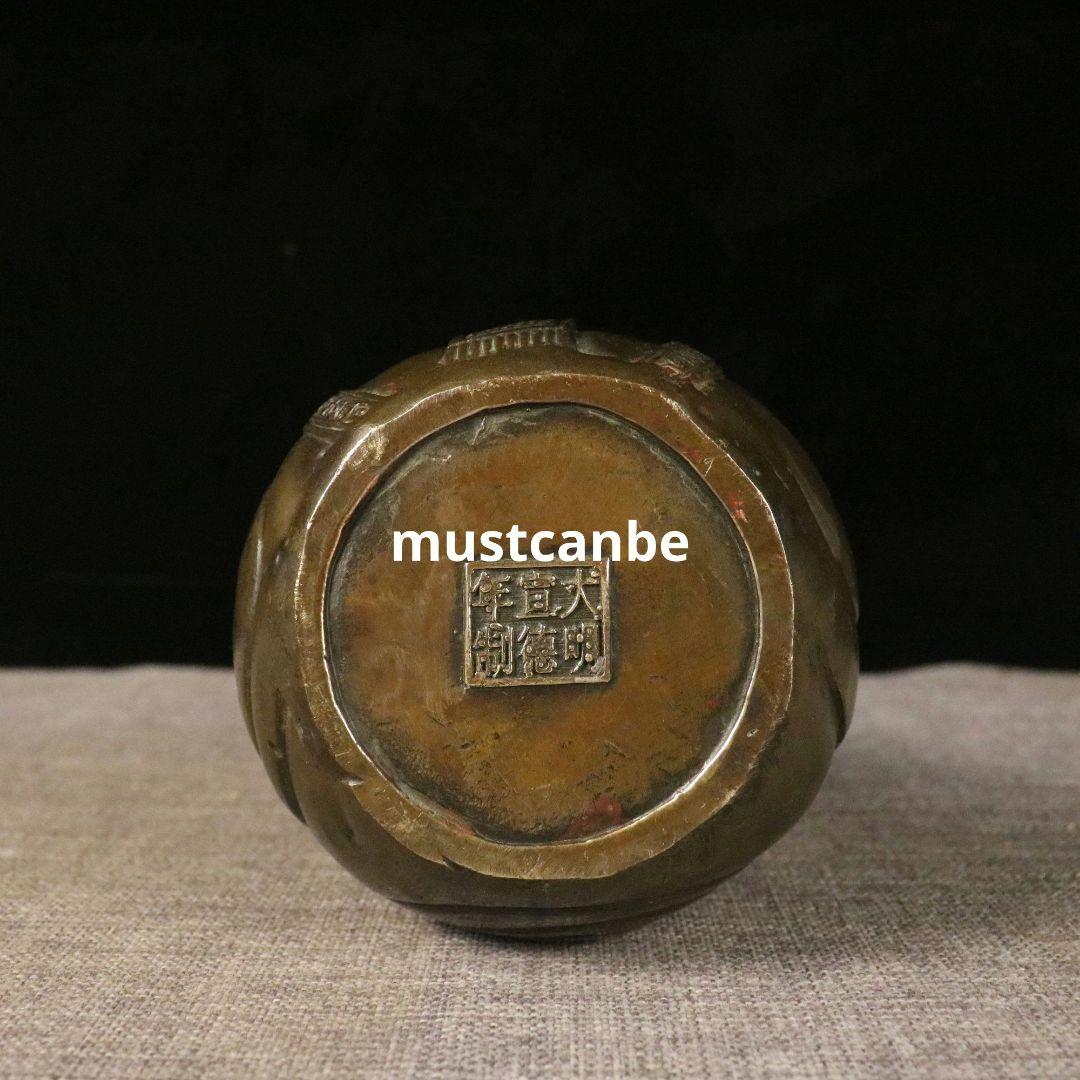 瓢簞 寿星瓢簞 応接間 玄関 寿を祝う贈り物 招き入れ福を招く銅製品 工芸品置物