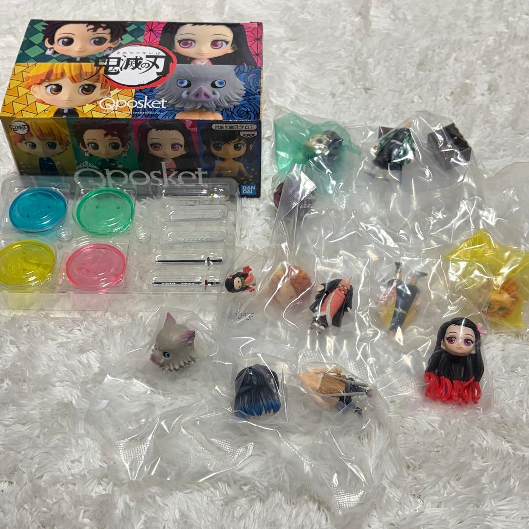 鬼滅の刃 ちょこのせプレミアム Qposket 缶バッジセット 22巻 23巻