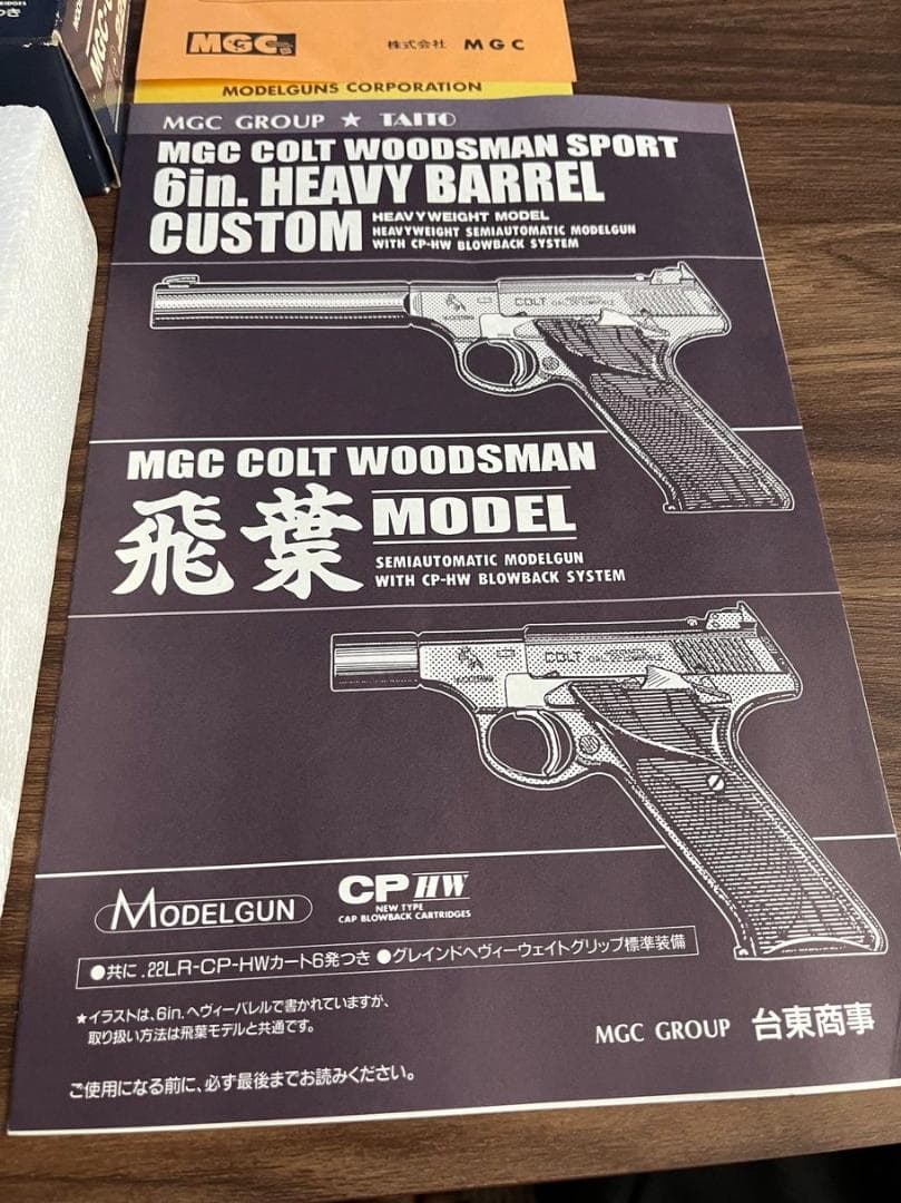 MGC COLT WOODSMAN ６インチ シークレットカスタム
