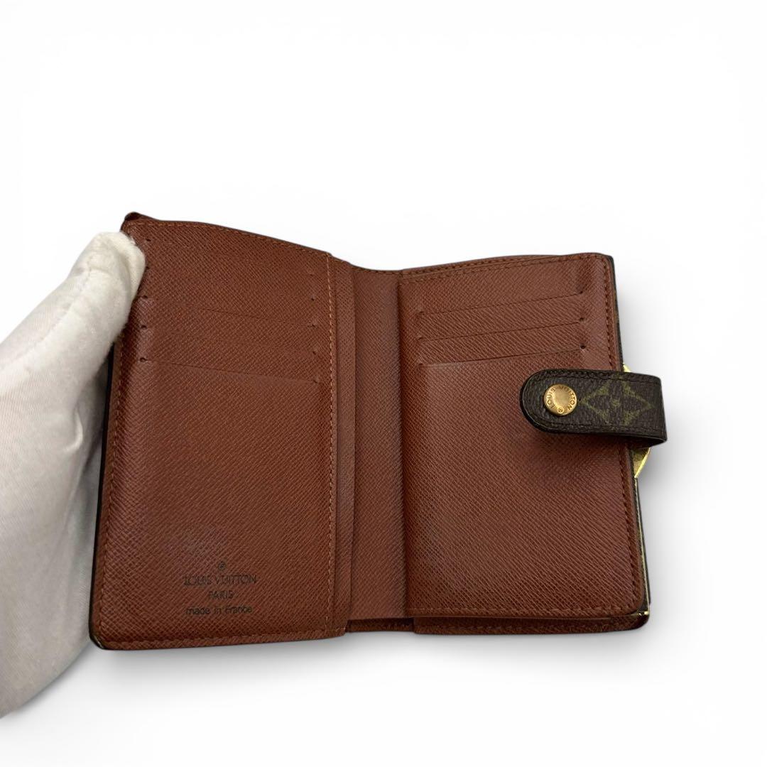 【美品】ルイヴィトン　モノグラム 新型ポルトフォイユ ヴィエノワ がま口財布