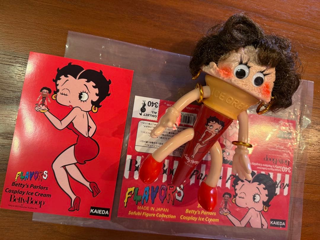 KAIEDA FLAVOURS ベティちゃんなりきりアイス　ソフビ　日本製