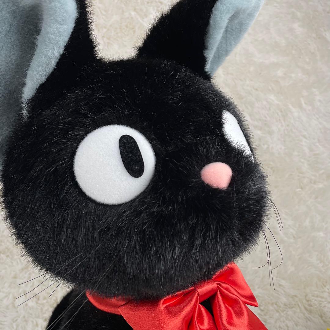 極美品 魔女の宅急便 黒猫ジジ ぬいぐるみ特大 LL ジブリ