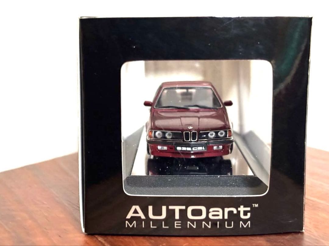 BMW M 635 CSi ミニカー 1/43 バーガンディ