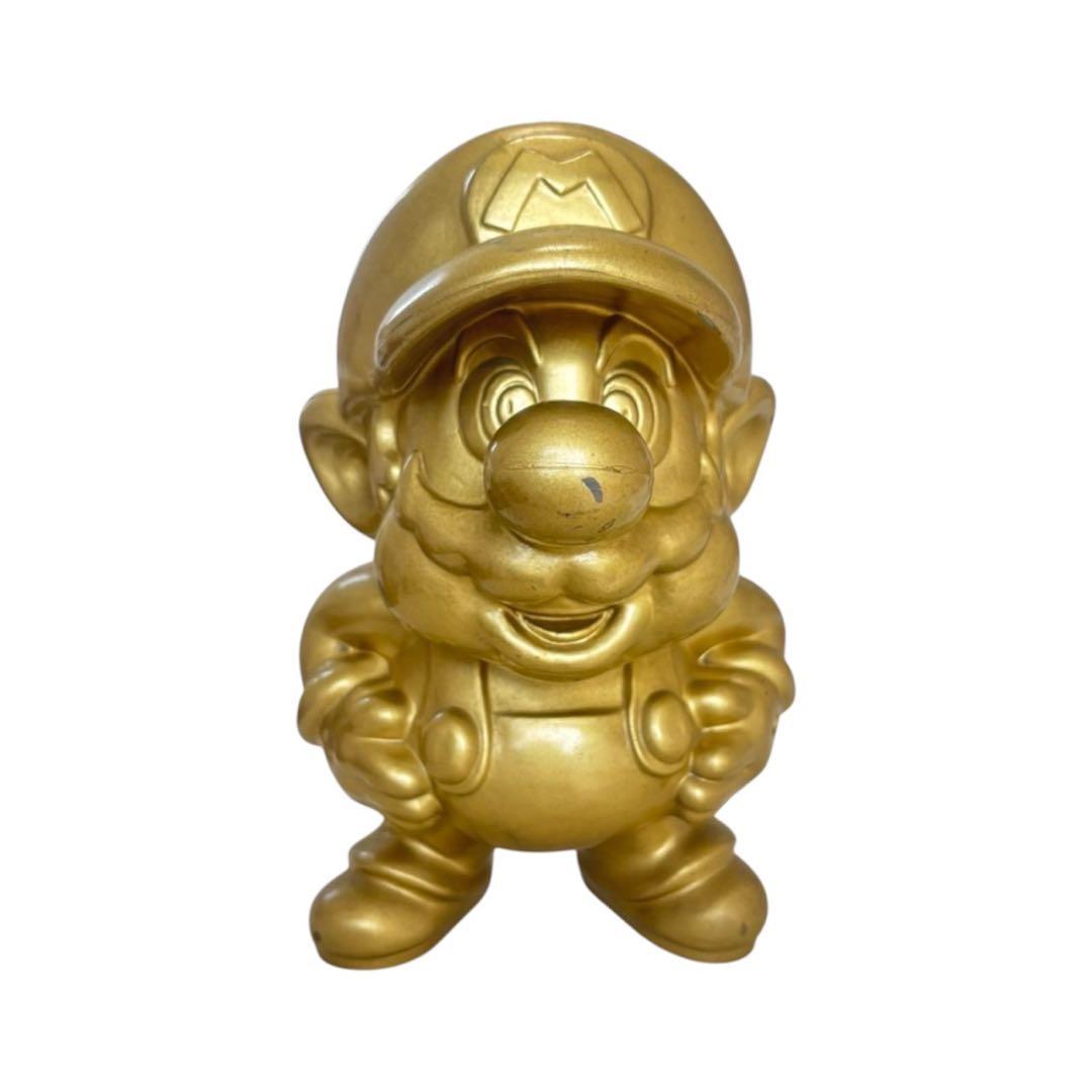 【ゆう101】任天堂 スーパーマリオ ゴールド 黄金のマリオ像 非売品