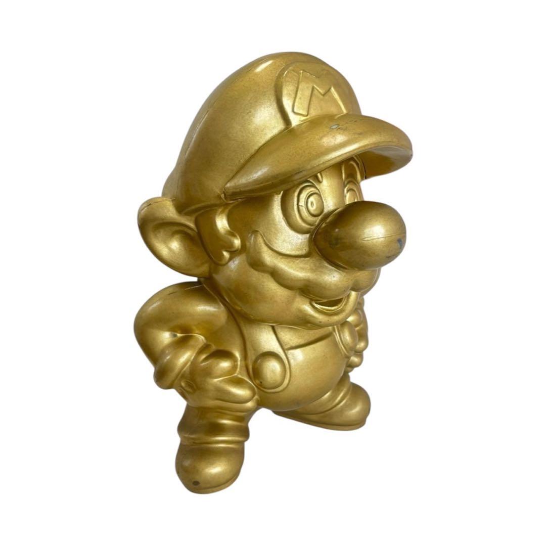 【ゆう101】任天堂 スーパーマリオ ゴールド 黄金のマリオ像 非売品
