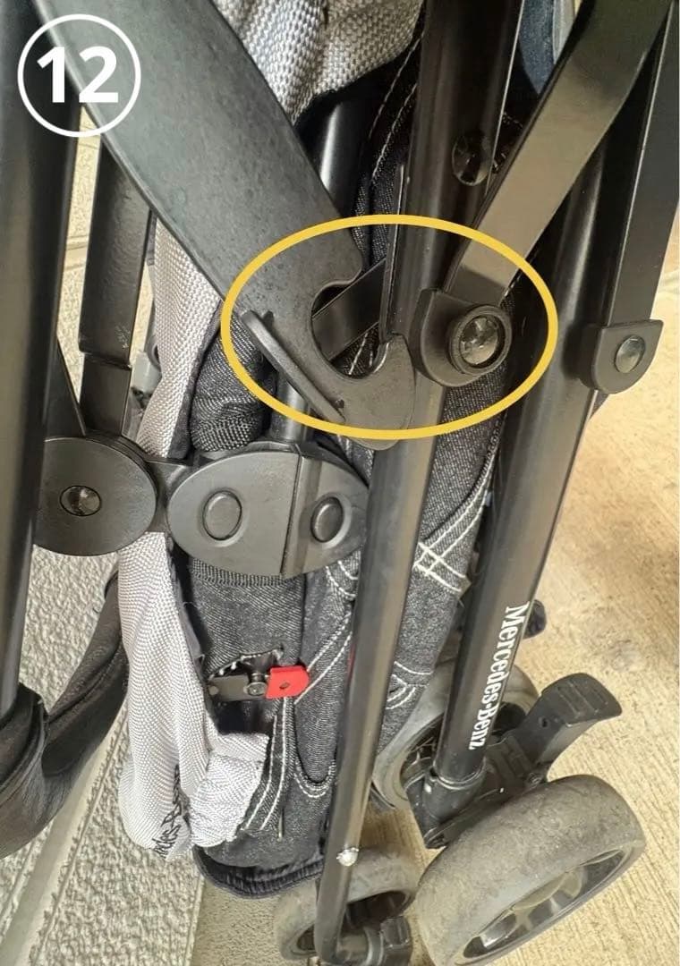 ☆週末限定タイムセール☆ Mercedes-Benz ペットカート 黒 デニム風