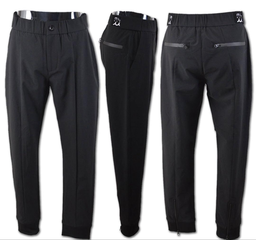 ムータマリン muta MARINE ジョガーパンツ ストレッチ 裾ジップ