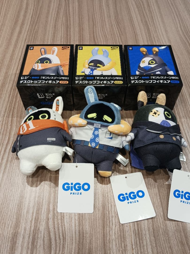 GIGO限定　ゼンレスゾーンゼロ　ゼンゼロ　ボンプ　ぬいぐるみ　フィギュア　６点