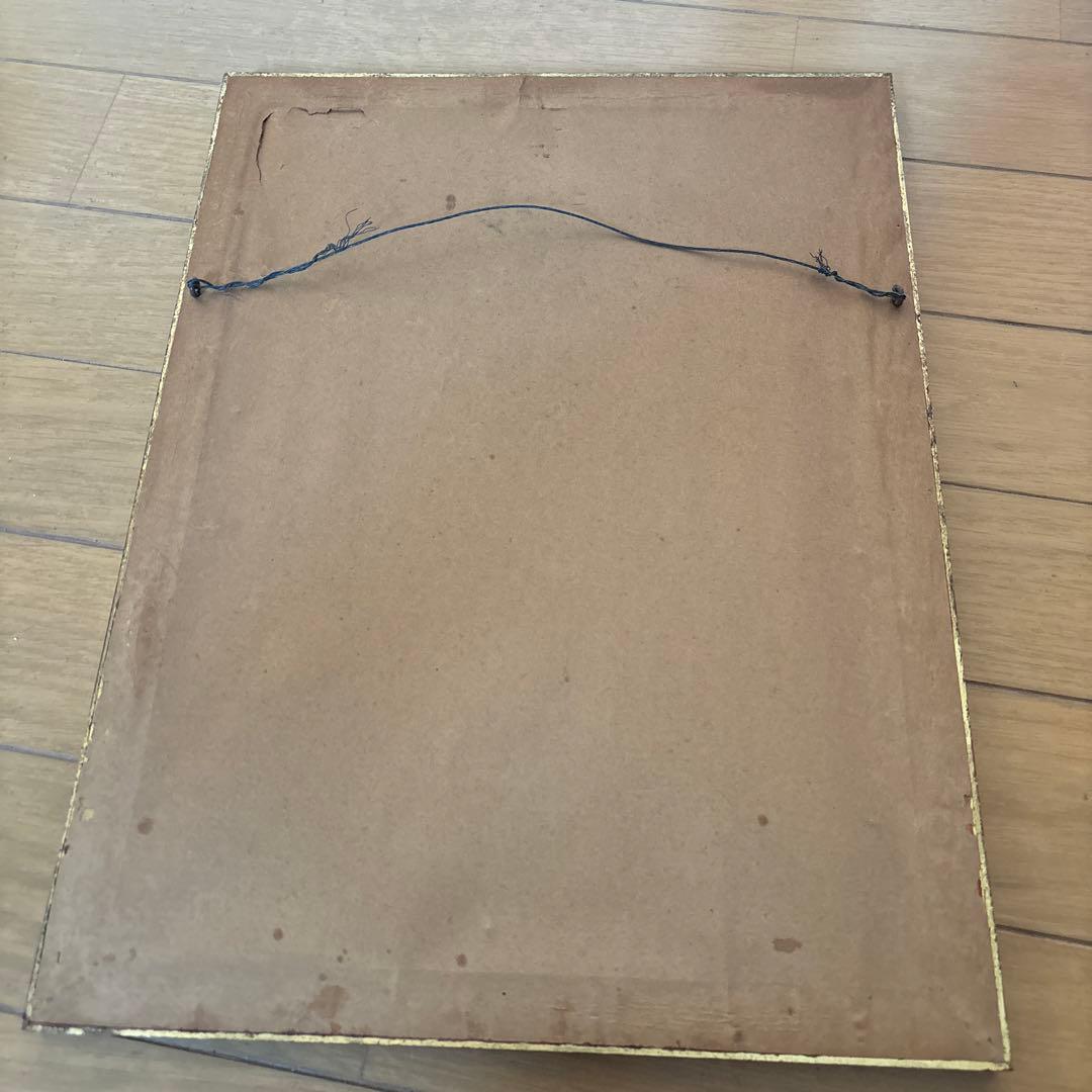 ヴィンテージ　ハワイ　Hawaii土産　絵画　ウクレレ　フラ